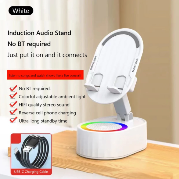 Smart Induction Wireless Bluetooth Speaker